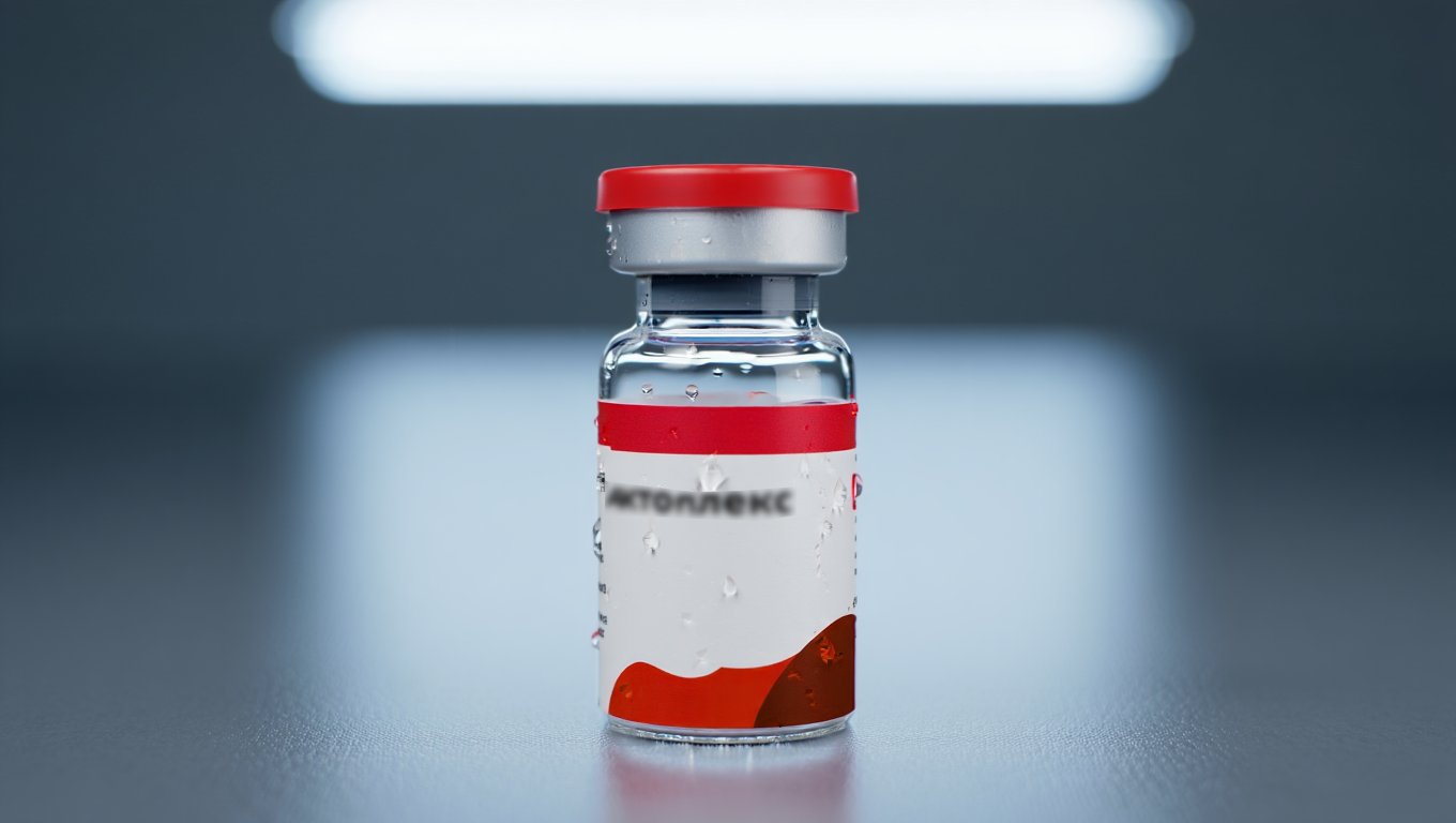 флакон с карсной мембраной и дизайном